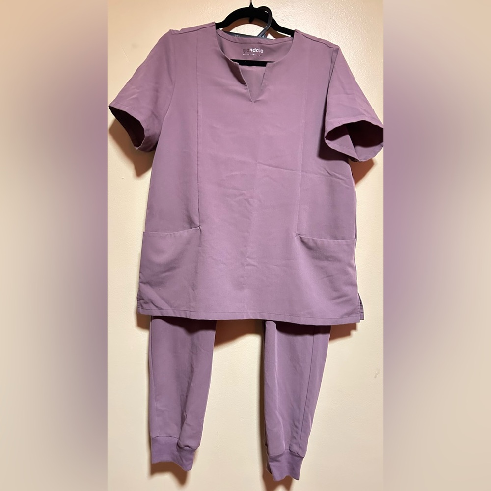 Purple Women's Scrub Set